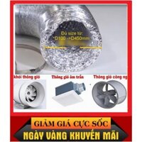 Ống sun bạc thông gió Phi 300mm máy hút mùi dài 8m.Dẫn khói cho các nhà hàng quán ăn