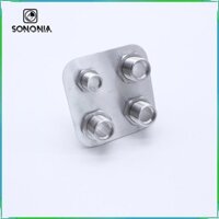 Ống sưởi 4 cổng chắc chắn 1-6 (5 / 8 "-18) 3-10 (7 / 8" -14) Cổng sưởi Phụ tùng nhỏ gọn Máy sưởi nội tuyến bằng nhôm phôi