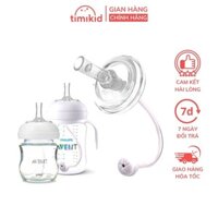 Ống Tập Hút Bình Sữa Avent Natural Cho Bé 360º Tặng Kèm Hộp Đựng