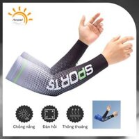 Ống tay áo chống nắng nam thể thao Anasi Sport Active Sun Protection Sleeves - Màu Đen