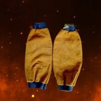 Ống tay bảo vệ cánh tay bằng da bò dài 43cm chống cháy cho thợ hàn