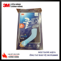 Ống Tay Chống Nắng &amp; Tia UV xỏ ngón 3M Mipan AquaX UV Protection Cool Wristlet PS2000H - Xanh Aqua