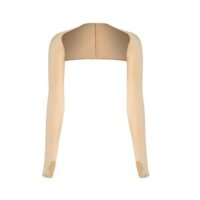 Ống tay chống nắng nữ choàng vai tay xỏ ngón cái che mu bàn tay vải thun co giãn thoáng mát - Vàng da