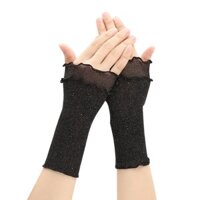 Ống Tay Giả Lưới Trang Trí Cho Phụ Nữ, Cổ Tay Mỏng, Bao Tay, Che Vết Xăm, Găng Tay Chắp Vá