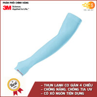 Ống tay xỏ ngón thun lạnh co giãn 4 chiều chống nắng và tia UV 3M PS2000H - Xanh Aqua