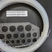 Ống Teflon trong suốt 15 mét 2mmx4mm và 10 mét 3mmx5mm