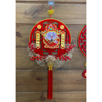 Ông thần tài lắc đầu thu hút tài lộc, dải treo ông thần tài may mắn, ông thần tài treo cửa ngày tết