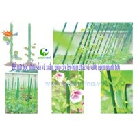 Ống thép bọc nhựa dùng làm cây đỡ hoa hồng, làm giàn cỡ 8mm dài 90cm ( 10 chiếc )