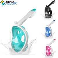 Ống thở SUYO, Kính lặn toàn mặt chống sương mù, Thiết bị bơi lội lặn dưới nước an toàn Hô hấp Người lớn bơi lội