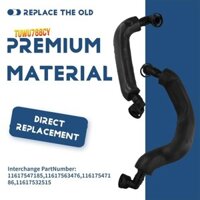 Ống thở tay quay 2X L + R cho E60 545i E63 E64 645Ci E66 735Li 745Li X5 11617547185 11617547186