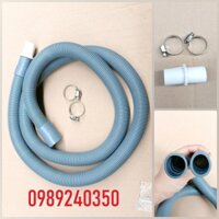 Ống thoát xả nước thải máy giặt cửa ngang nối dài 1,5m kèm đầu nối