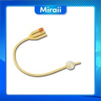 Ống thông tiểu 3 nhánh dây thông tiểu xông tiểu 3 nhánh sonde foley 3 nhánh size 18, 20, 22    1h10c