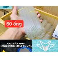 Ống thuỷ tinh thí nghiệm combo 60 ống