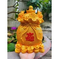 Ống tiết kiêm cao cấp - Hũ vàng tài lộc tiết kiệm và trang trí hút tài tụ lộc