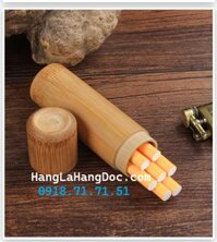 Ống tre tự nhiên oT-12 để 12 điếu thuốc nhỏ esse, 10 điếu trung hoặc 7 điếu lớn