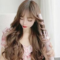 Ống uốn tóc tự động hoàn toàn, máy uốn tóc điện ion lười, thân thiện với tóc cho sóng lớn