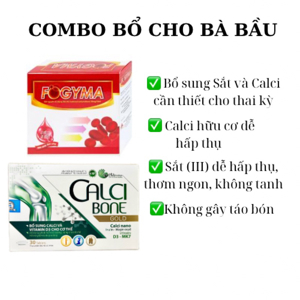Ống uống bổ sung sắt cho bà bầu và trẻ em Fogyma
