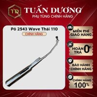 Ống Xả 2543 Wave Thái 110 Chính Hãng Honda Nổ Căng, Pô Thái Đít Đen Đít Trắng Pô 2543 Nổ Bao Tê