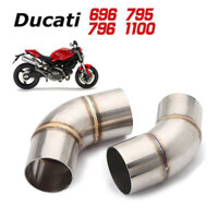 Ống xả xe máy Midpipe cho Ducati Monster 696 / 795 / 796 / 1100 Đầu nối ống xả giữa