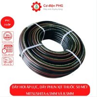 Ống xịt thuốc sâu, dây phun thuốc áp lực cao 50 mét MITSUSHITA 8.5mm & 6.5mm mẫu mới | Bảo hành 12T
