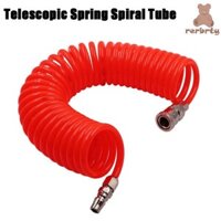 Ống xoắn ốc lò xo kính thiên văn RERBRTY, Ống dụng cụ khí nén áp suất cao 6M 9M 12M, Thiết bị liên quan đến không khí Khớp nối nhanh Ống máy nén khí dài PU Dụng cụ khí nén