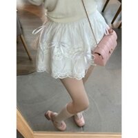 Oniii Ren Bướm Lễ Hội Trắng Ba Lê Bánh Đầm Công Chúa Nữ Xuân Hè