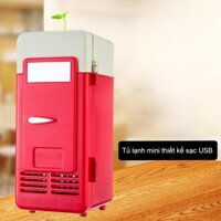 Online Mall - Tủ lạnh mini sạc USB thiết kế hai chiều nóng lạnh