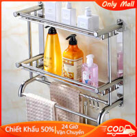 ONLY Giá treo khăn nhà tắm Inox 304,Kệ Nhà Tắm Treo Khăn Dán Tường Tiện Lợi Không