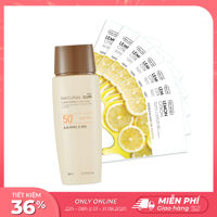 [ONLY ONLINE] Combo Mặt Nạ Và Sữa Chống Nắng NATURAL SUN ECO SUPER PERFECT SUN FLUID 50+ PA+++ 80ml