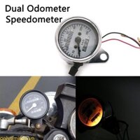 Onlytiming1 Đồng hồ tốc độ kim loại Đồng hồ đo tốc độ Dễ đọc Đồng hồ đo tốc độ Đồng hồ đo tốc độ Xe máy Đồng hồ đo tốc độ Cài đặt đơn giản