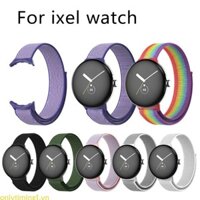 Onlytiming1 Nylon-Band Tương Thích Cho Pixel Smartwatch Đồng Hồ Thể Thao Dây Đeo Cổ Tay Vòng Tay Thay Thế Có Thể Điều Chỉnh Vòng Swe