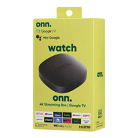 Onn Google TV 4K Streaming Box, Ultra HD 4K, Dolby Audio, Điều khiển giọng nói tiếng Việt, Google CE, Netflix 4K