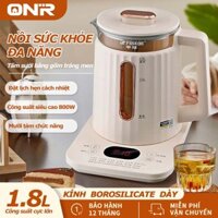ONR-Ấm Đun Nước Đa Năng 2L - 20 Chức Năng - Nồi Hầm Súp - 800W Đun Nước Nhanh