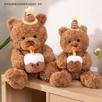 Ons 30 / 40cm Bánh Gấu Sang Trọng Đồ Chơi Gối Búp Bê Thú Nhồi Bông Dễ Thương Đồ Chơi Cho Trẻ Em Búp Bê Trẻ Em Gối Hoạt Hình Mềm Quà Tặng Sinh Nhật Đáng Yêu Tại