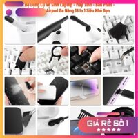 oofr Bộ Dụng Cụ Vệ Sinh Laptop  - Máy Tính - Bàn Phím - Tai Nghe Airpod Đa Năng 18 In 1 Siêu Nhỏ Gọn