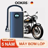 OOKAS Bơm Hơi Xe Máy Lốp Ô Tô Không Dây mini
