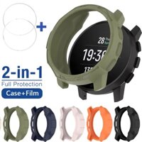 Ốp 2 TRONG 1 + Bảo Vệ Màn Hình Cho Suunto 9 Peak / 9 Peak Pro Đồng Hồ Thông Minh Kính Cường Lực Bảo Vệ Giáp Vỏ Phụ Kiện