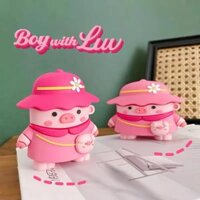 Ốp Airpods Heo Đội Nón