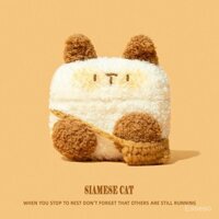 Ốp AirPods Pro 2 hình mèo Xiêm dễ thương, ốp tai nghe Bluetooth thế hệ thứ 4 mới của Apple