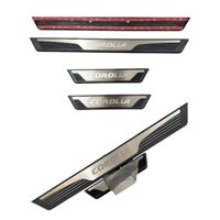 Ốp Bậc Cửa Altis 2014 2015 2016 2017 2018 2019 2020 2021 2022 ( Bậc Ngoài Nhựa Đen ) - Toyota Altis