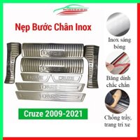 Ốp bậc cửa, nẹp bước chân INOX cho xe Chevrolet Cruze 2009-2021