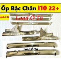 Ốp Bậc Cửa, Nẹp Bước Chân Trong,Ngoài Xe Huyndai I10 2025-2014 Mẫu Inox Cao Cấp