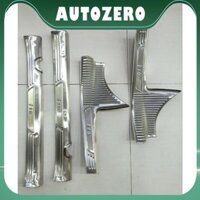 Ốp bậc cửa xe Grand I10 đời 2014 đến 2024 mẫu Inox dùng cho cả bản sedan và hatchback - ZERO