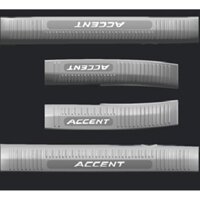 Ốp bậc giảm trong ngoài, nẹp bước chân Santafe, altis, Ranger, Wigo, I10, Vios, Accent, Innova