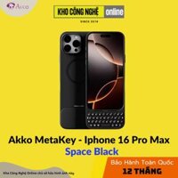 Ốp Bàn Phím iPhone 16  Pro Max Akko MetaKey - Space Black