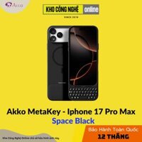 Ốp Bàn Phím iPhone 17 Pro Max Akko MetaKey - Space Black