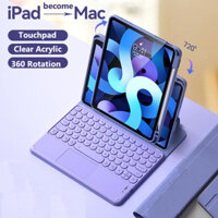 Ốp Bàn Phím Touchpad Cho Samsung Galaxy Tab A9 Plus 11 X210 S6 Lite P610 S9 11 S9 FE 10.9 S8 S7 A8 10.5 SM-X200 360 Xoay Có Giá Đỡ Bút