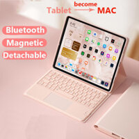 Ốp Bàn Phím Trackpad Có Thể Tháo Rời Cho OPPO Pad 3 Pro 12.1 Inch 2024 2 3 11.61 Inch Neo 11.4 Air 1.36 Air2 11.4 11 2022 Touchpad Từ Flip Stand Cover