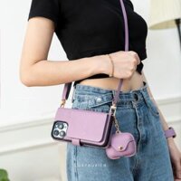 Ốp bao da Flip Cover kèm ví Mini Wallet da Epsom