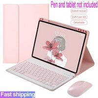 Ốp Bao Da Máy Tính Bảng Có Bàn Phím bluetooth Và Chuột Nam Châm Tháo Rời Cho xiaomi mipad 5 mipad 6 mipad 5 pro 6 pro 11 inch Vỏ